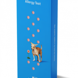 Canine Allergy Test Box angled Left.